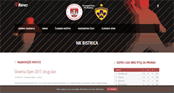Desktop Screenshot of nk-bistrica.si